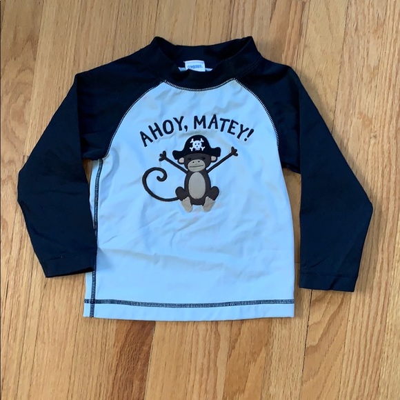 Boys Gymboree Swim Trunks Rashguard Bundle - Picture 2 of 8